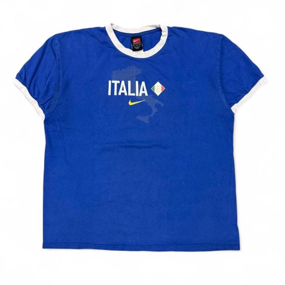 Vintage Nike Italia Totti Soccer Jersey Shirt Sz Large